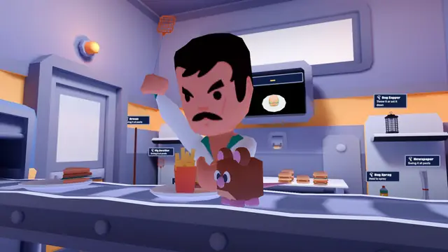 The CEO, a fly swatter and a rat on the line